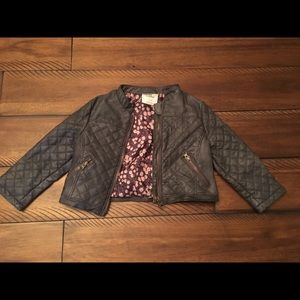 Faux leather jacket